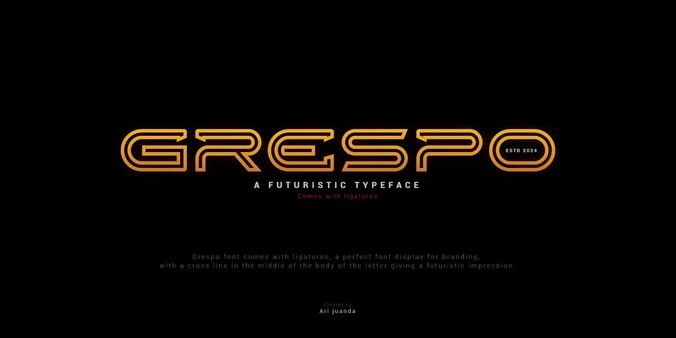 GRESPO by Linecreative — Display Font