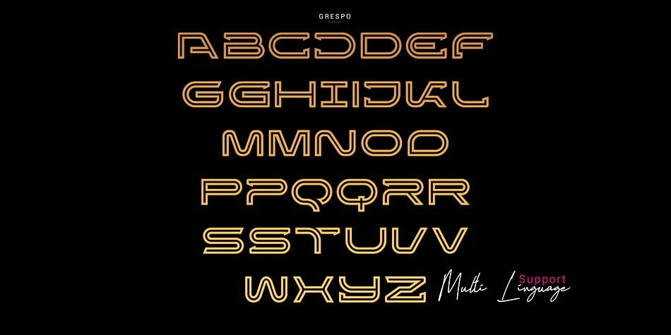 GRESPO by Linecreative — Display Font — thumbnail 3