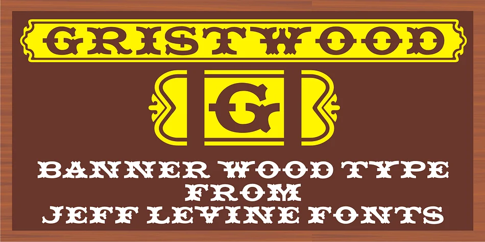GRISTWOOD JNL by Jeff Levine Fonts — Decorative Font
