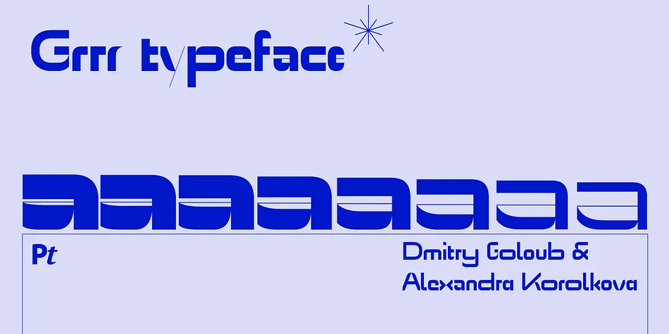 Grrr by ParaType — Display Font
