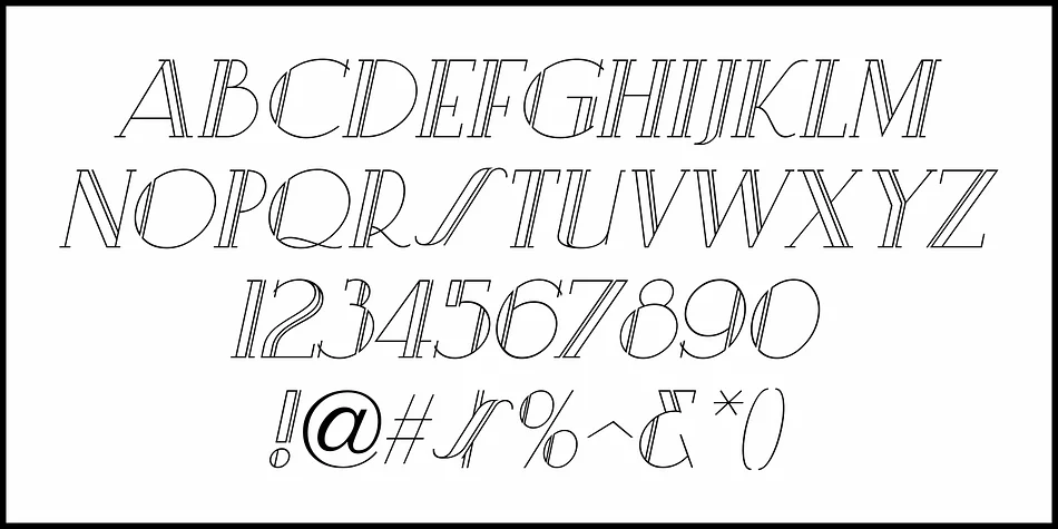 GUEST INVITATION JNL by Jeff Levine Fonts — Decorative Font — thumbnail 5