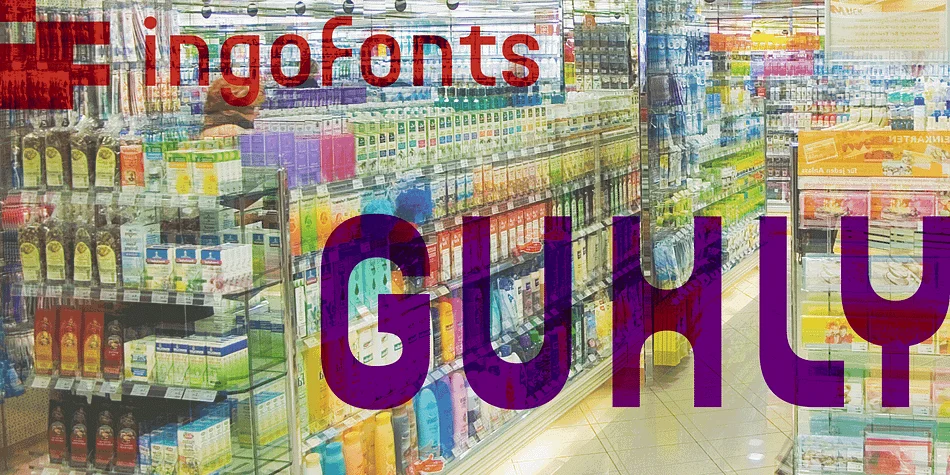 Guhly by ingoFonts — Display Font