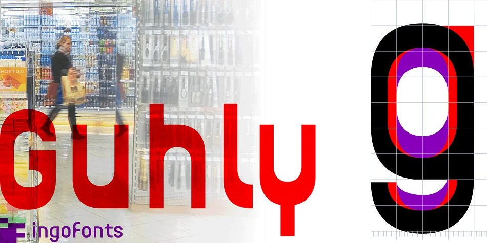 Guhly by ingoFonts — Display Font — thumbnail 2