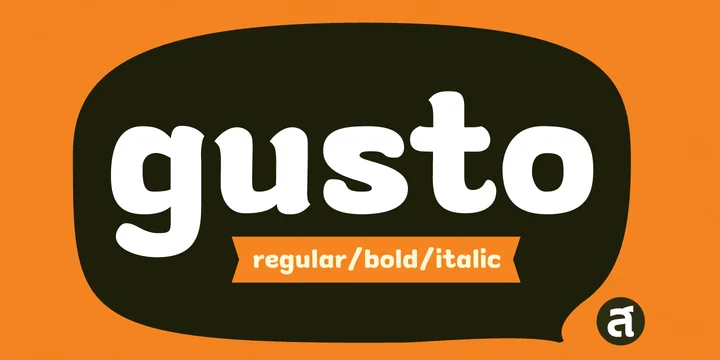 gusto by Typesketchbook — Display Font