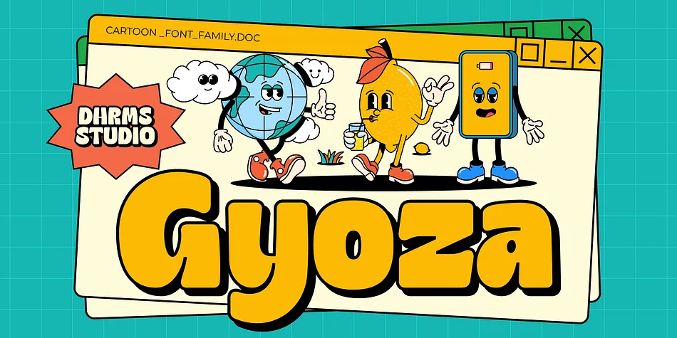 Gyoza by Dharmas Studio — Display Font