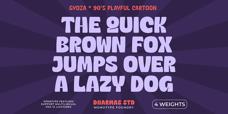 Gyoza by Dharmas Studio — Display Font — thumbnail 4