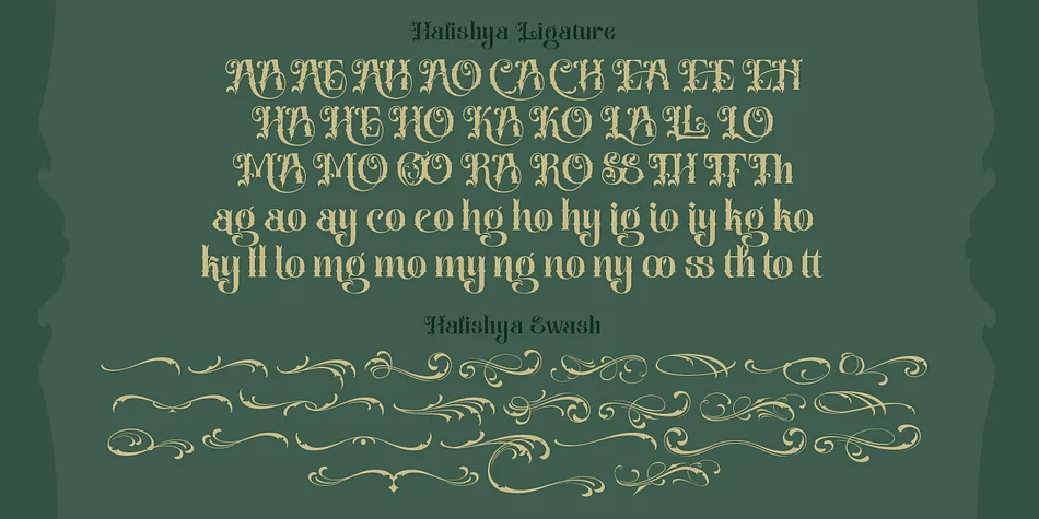 Hafishya by TypeClassHeroes — Decorative Font — thumbnail 10