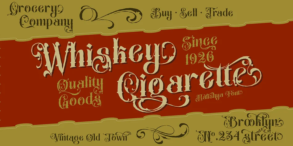 Hafishya by TypeClassHeroes — Decorative Font — thumbnail 5