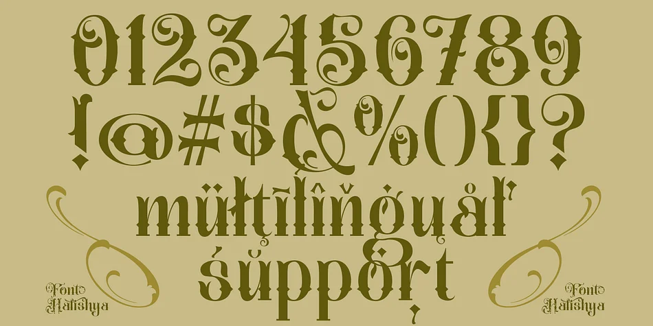 Hafishya by TypeClassHeroes — Decorative Font — thumbnail 6