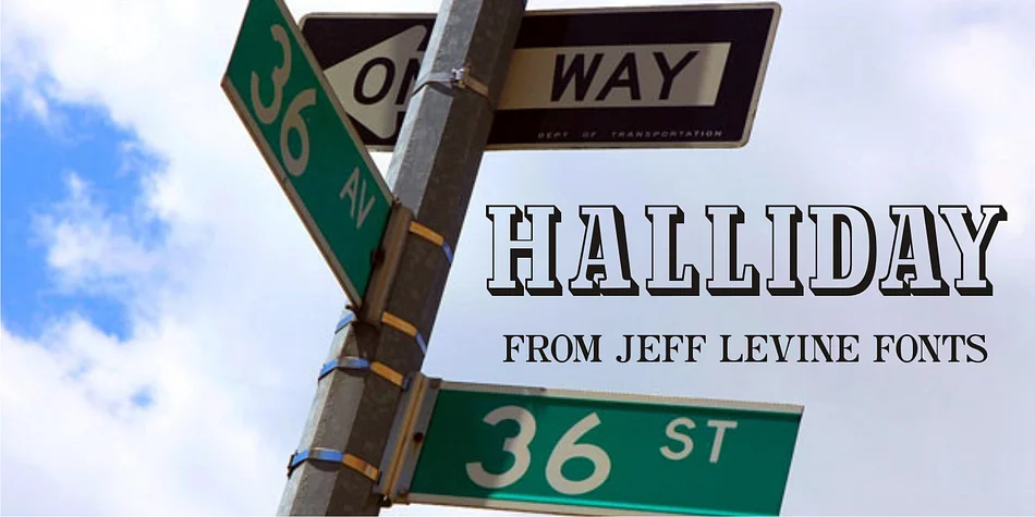 HALLIDAY JNL by Jeff Levine Fonts — Decorative Font