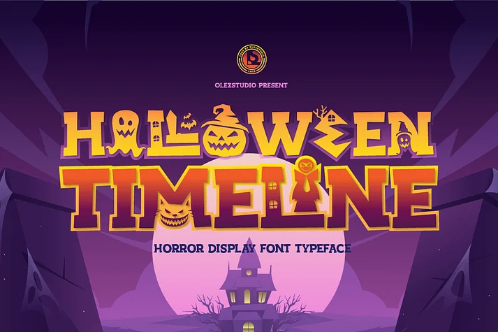 Halloween Timeline by olexstudio β Decorative Font
