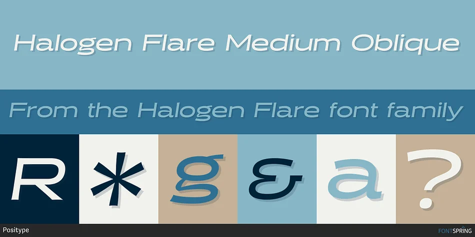 Halogen Flare by Positype — Display Font — thumbnail 10