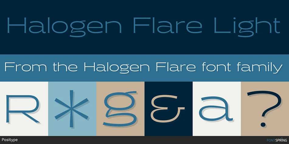 Halogen Flare by Positype — Display Font — thumbnail 5