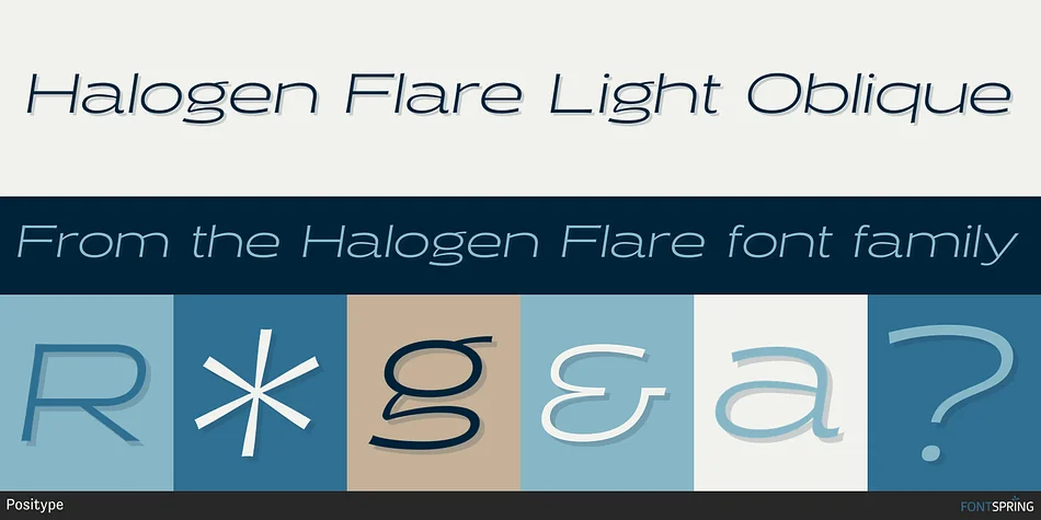 Halogen Flare by Positype — Display Font — thumbnail 6
