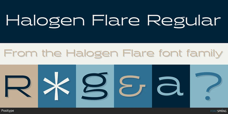 Halogen Flare by Positype — Display Font — thumbnail 7