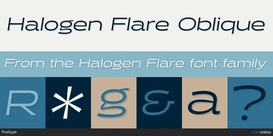 Halogen Flare by Positype — Display Font — thumbnail 8