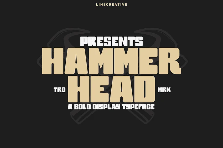 Hammer Head by Linecreative — Display Font