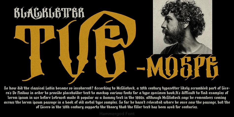 HammerGod by TypeClassHeroes — Blackletter Font — thumbnail 5
