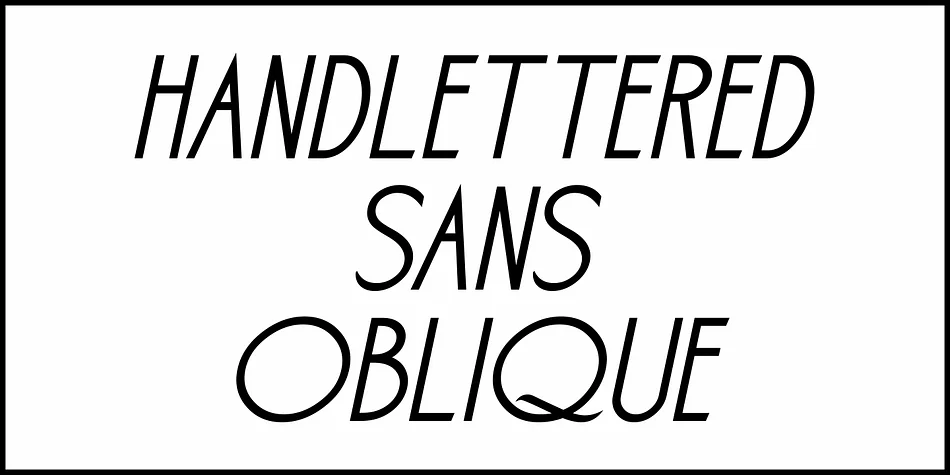 HANDLETTERED SANS JNL by Jeff Levine Fonts — Display Font — thumbnail 4