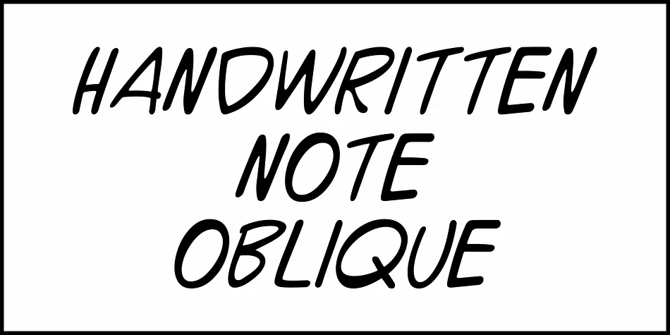HANDWRITTEN NOTE JNL by Jeff Levine Fonts — Display Font — thumbnail 4