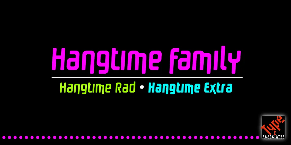 Hangtime by Type Associates — Display Font