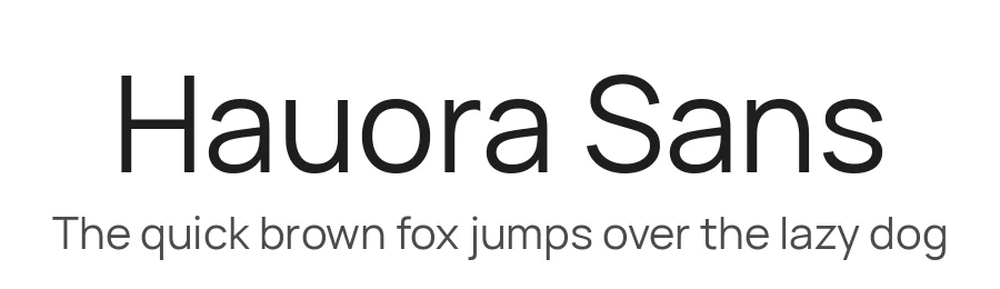 Hauora Sans