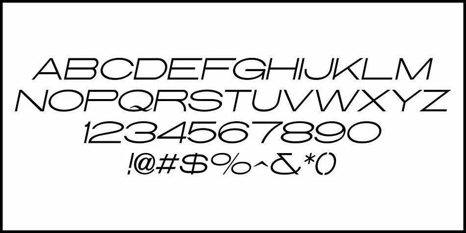 HEADLINE SANS WIDE JNL by Jeff Levine Fonts — Display Font — thumbnail 5