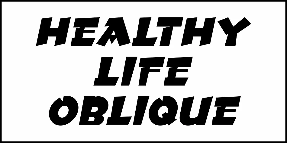 HEALTHY LIFE JNL by Jeff Levine Fonts — Decorative Font — thumbnail 4