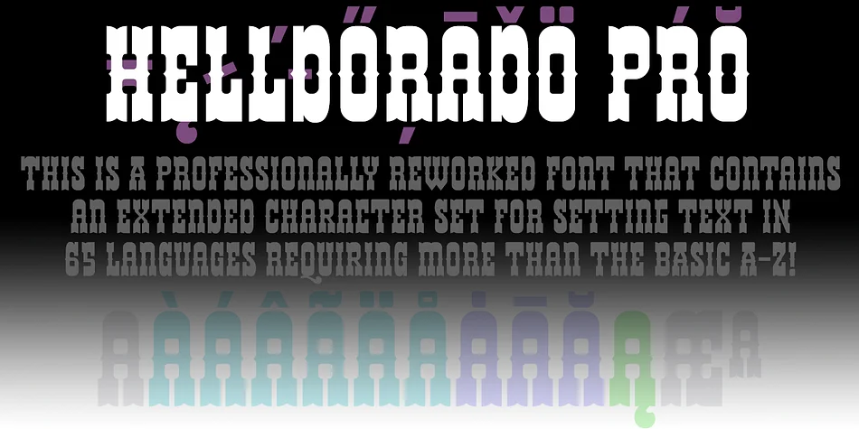 HELLDORADO PRO by CheapProFonts — Decorative Font — thumbnail 4