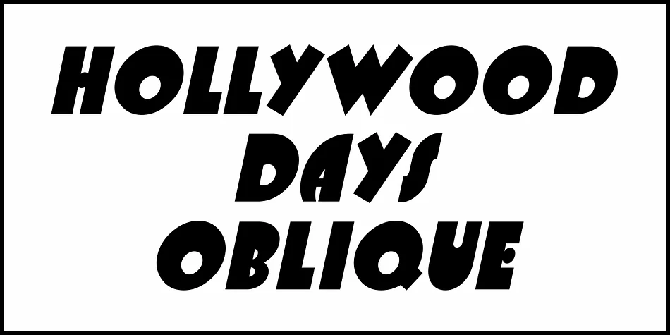 Hollywood Days JNL by Jeff Levine Fonts — Display Font — thumbnail 4