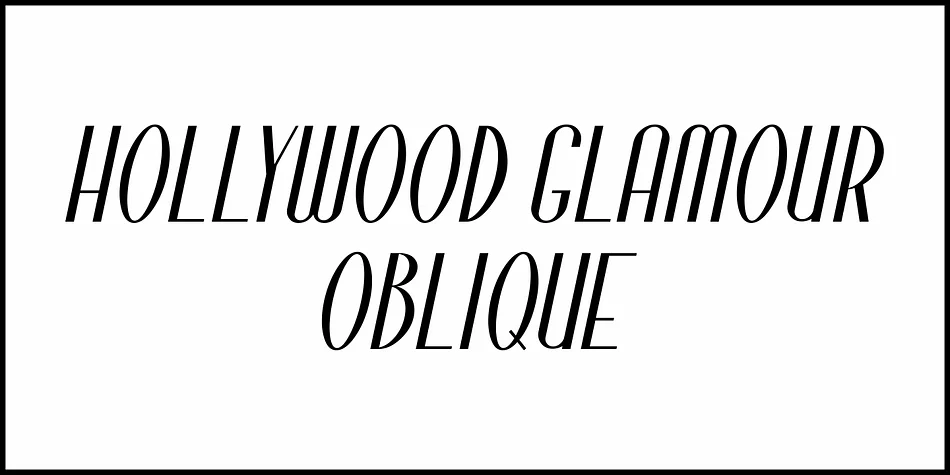 Hollywood Glamour JNL by Jeff Levine Fonts — Decorative Font — thumbnail 4