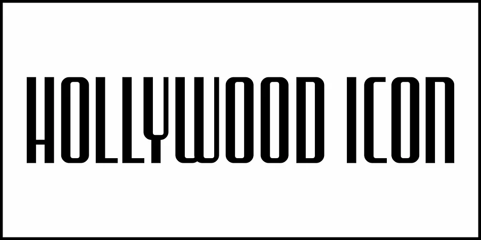Hollywood Icon JNL by Jeff Levine Fonts — Display Font — thumbnail 2