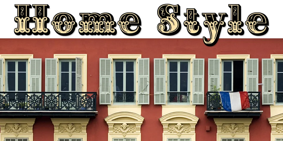 Home Style by FontMesa — Decorative Font