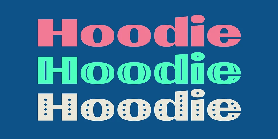Hoodie by TypeUnion β Display Font