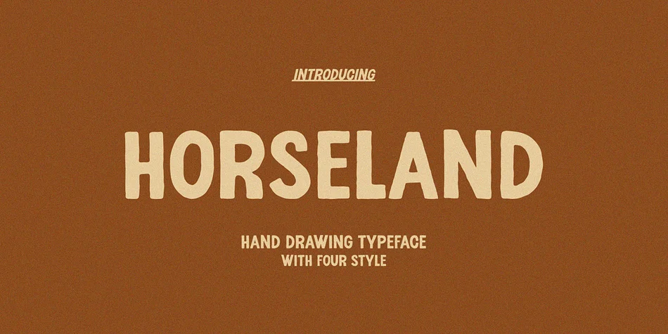 HORSELAND by Wasabib Type Foundry β Display Font