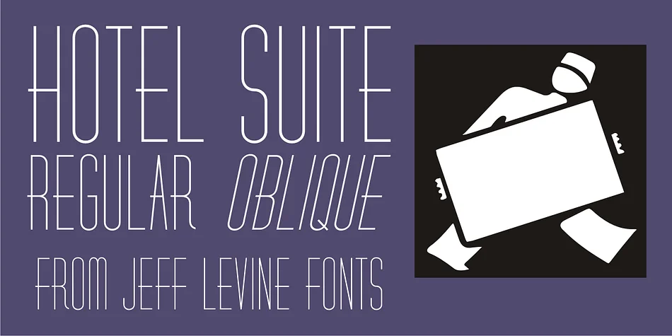 HOTEL SUITE JNL by Jeff Levine Fonts — Decorative Font
