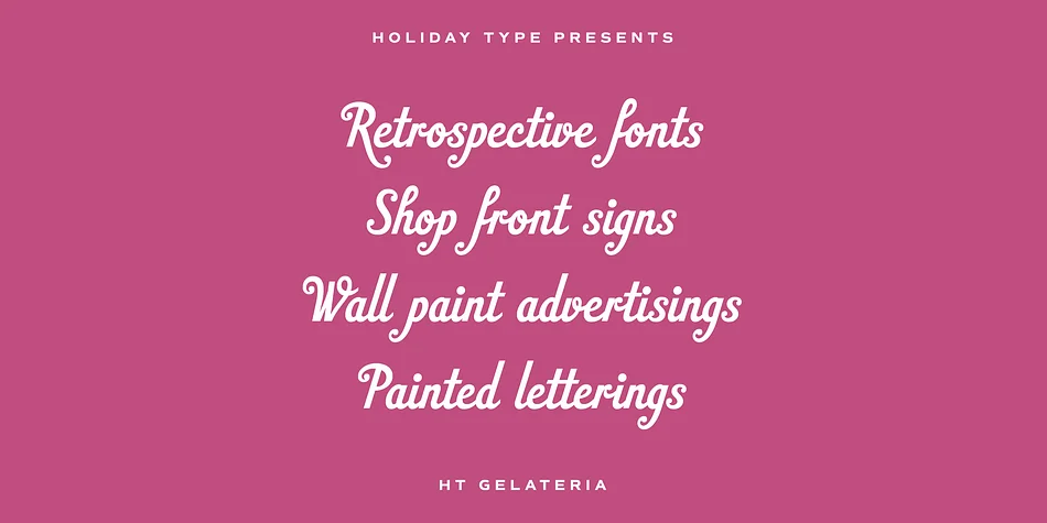 HT Gelateria by Dharma Type — Script Handwritten Font — thumbnail 3