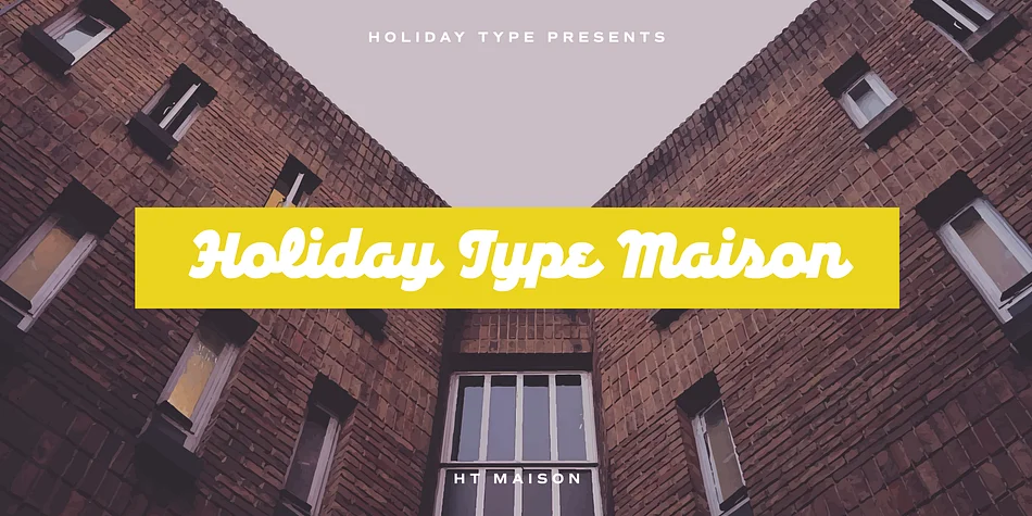 HT Maison by Dharma Type — Script Handwritten Font