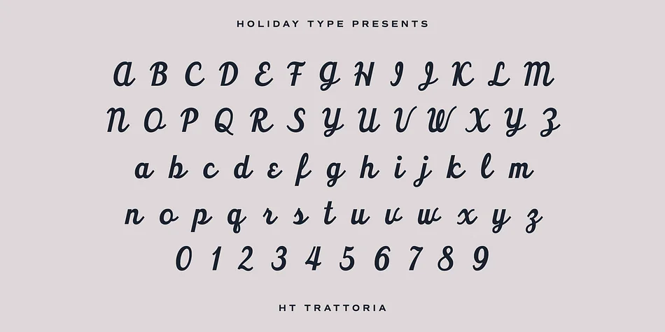 HT Trattoria by Dharma Type — Script Handwritten Font — thumbnail 2