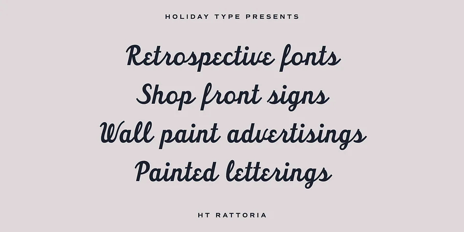 HT Trattoria by Dharma Type — Script Handwritten Font — thumbnail 3