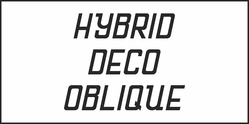 HYBRID DECO JNL by Jeff Levine Fonts — Decorative Font — thumbnail 4
