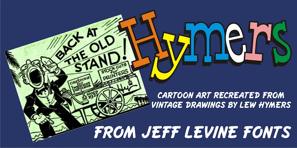 Hymers JNL by Jeff Levine Fonts — Dingbats Font