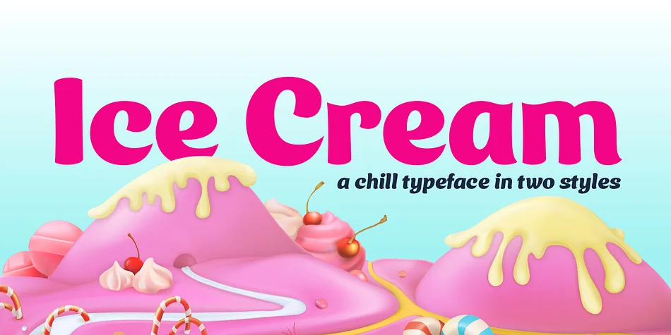 Ice Cream by Positype — Display Font