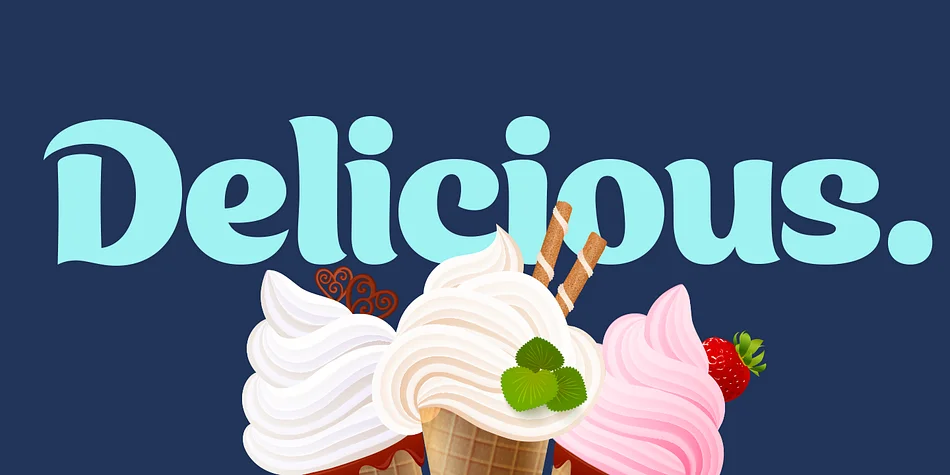 Ice Cream by Positype — Display Font — thumbnail 3