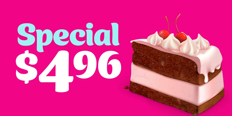 Ice Cream by Positype — Display Font — thumbnail 7