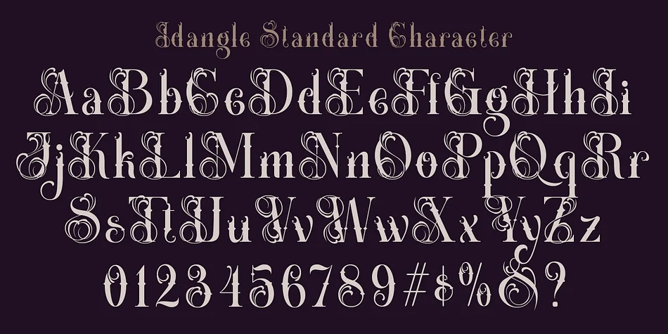 Idangle by TypeClassHeroes — Decorative Font — thumbnail 2