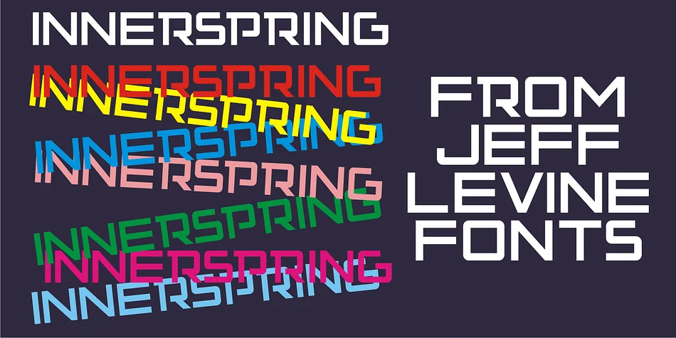 INNERSPRING JNL by Jeff Levine Fonts — Display Font