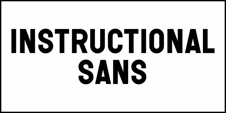 Instructional Sans JNL by Jeff Levine Fonts — Display Font — thumbnail 2