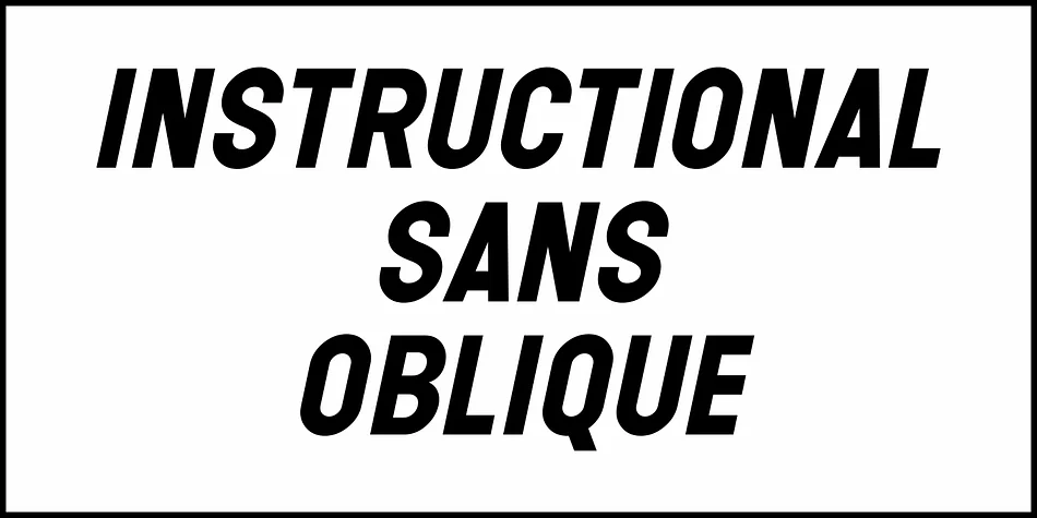 Instructional Sans JNL by Jeff Levine Fonts — Display Font — thumbnail 4