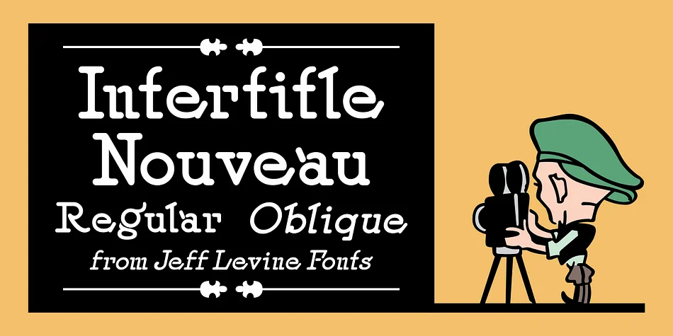 Intertitle Nouveau JNL by Jeff Levine Fonts — Decorative Font